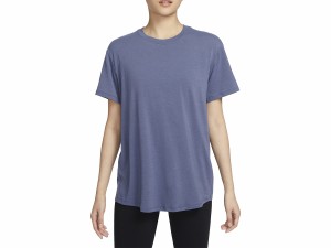 ナイキ NIKE Dri-FIT ワン リラックスド ショートスリーブ トップ レディース 春 夏 ネイビー 紺 スポーツ フィットネス 半袖 Tシャツ FN