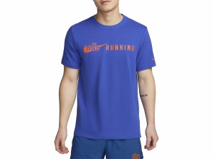 ナイキ NIKE Dri-FIT ランニング Tシャツ メンズ 春 夏 ブルー 青 スポーツ トレーニング 半袖 Tシャツ FQ3921-480