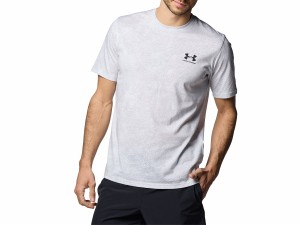 アンダーアーマー UNDER ARMOUR プリント ショートスリーブTシャツ メンズ 春 夏 グレー 灰色 スポーツ トレーニング 半袖 Tシャツ 13848