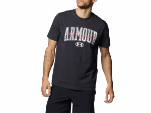 アンダーアーマー UNDER ARMOUR パフォーマンスコットン ノベルティ ショートスリーブTシャツ メンズ 春 夏 ブラック 黒 スポーツ トレー