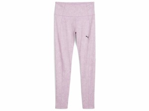 プーマ PUMA ヨガ スタジオ ファンデーション ハイウェスト 7/8 AOP タイツ レディース パープル 紫 スポーツ フィットネス ロング タイ