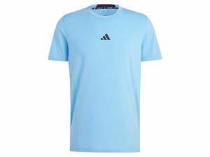 アディダス adidas DESIGNED FOR TRAINING デザインド フォー トレーニング ワークアウト半袖Tシャツ メンズ 春 夏 ブルー 青 スポーツ 