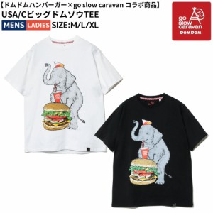 ゴースローキャラバン go slow caravan DOMDOM×GSC USA/CビッグドムゾウTEE メンズ レディース ユニセックス 春 夏 ドムドムバーガー ド