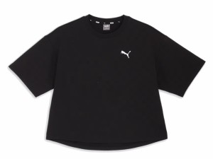 プーマ PUMA サマーパック ベビーテリー 半袖 Tシャツ レディース 春 夏 ブラック 黒 スポーツ フィットネス 半袖 Tシャツ 680708-01