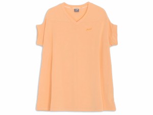 プーマ PUMA サマーパック ビッグ チュニック レディース 春 夏 オレンジ 橙 スポーツ フィットネス 半袖 Tシャツ 680709-45
