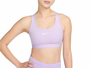 ナイキ NIKE スウッシュ ミディアムサポート パッディド スポーツブラ レディース オールシーズン パープル 紫 スポーツ フィットネス イ