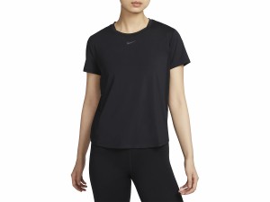 ナイキ NIKE Dri-FIT ワン クラシック ショートスリーブ トップ レディース 春 夏 ブラック 黒 スポーツ フィットネス 半袖 Tシャツ FN27