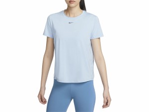 ナイキ NIKE Dri-FIT ワン クラシック ショートスリーブ トップ レディース 春 夏 ブルー 青 スポーツ フィットネス 半袖 Tシャツ FN2799