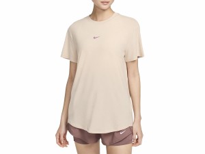 ナイキ NIKE Dri-FIT ワン リラックスド ショートスリーブ トップ レディース 春 夏 ベージュ スポーツ フィットネス 半袖 Tシャツ HF462