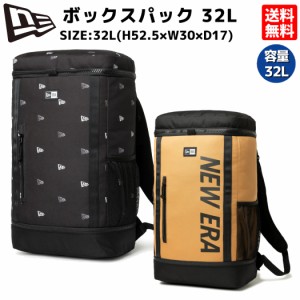 ニューエラ NEW ERA ボックスパック 32L  メンズ レディース ユニセックス カジュアル バッグパック ブラック 黒 アウトドア バッグ リュ