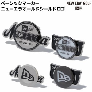 ニューエラ NEW ERA ゴルフ ベーシックマーカー ニューエラ オールドロゴ バイザーステッカー フラッグロゴ GOLF ゴルフ ボールマーカー 