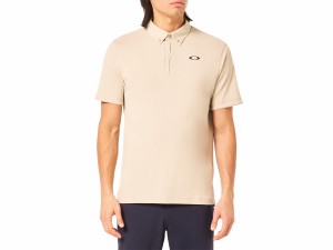 オークリー OAKLEY US規格 Enhance Tech Cold SS Polo 2.0 エンハンス テック コールド 半袖 ポロ 2.0 メンズ 春 夏 ベージュ スポーツ 