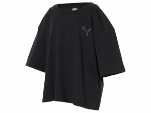 プーマ PUMA モーション MX 半袖Tシャツ レディース 春 夏 ブラック 黒 スポーツ フィットネス 半袖 Tシャツ 680718-01