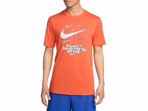 ナイキ NIKE Dri-FIT Tシャツ メンズ 春 夏 オレンジ 橙 スポーツ トレーニング 半袖 Tシャツ FV8373-809