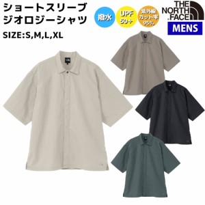 【正規取扱店】ノースフェイス THE NORTH FACE ショートスリーブジオロジーシャツ メンズ 春 夏 カジュアル 半袖 シャツ アウトドア シャ