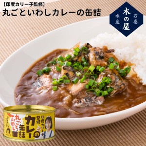 木の屋石巻水産 木の屋石巻水産 印度カリー子監修 丸ごといわしカレーの缶詰 缶詰 キャンプ 登山 アウトドア 震災 災害 防災 遭難 備蓄 