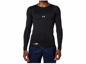 【返品・交換不可】アンダーアーマー：【メンズ】ヒートギアアーマー コンプレッション ロングスリーブ クルー【UNDER ARMOUR 野球 イン