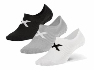 2XU：【メンズ＆レディース】インビジブル ソックス 3足組【ツータイムズユー Invisible Socks 3 Pack スポーツ 靴下 ソックス】