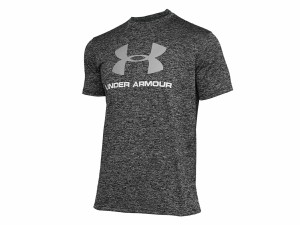 アンダーアーマー：【メンズ】テック ビッグロゴ ショートスリーブ【UNDER ARMOUR スポーツ トレーニング 半袖 Tシャツ】