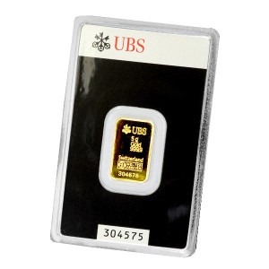 UBS ゴールドバー 5g 純金 インゴット スイスUBS銀行発行 24金 