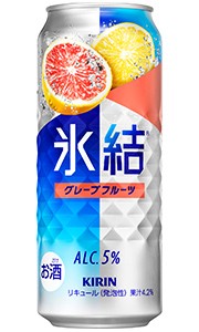 キリン 氷結 グレープフルーツ 500ml 缶 × 24本 1ケース