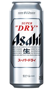 アサヒ スーパードライ 生ビール 500ml 缶 × 24本 1ケース