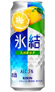 キリン 氷結 九州産ゆず 500ml 缶 バラ　1本