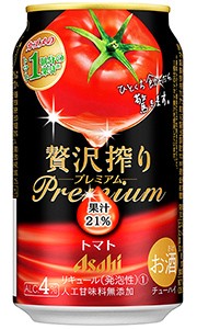 アサヒ 贅沢搾り PREMIUM プレミアム トマト 350ml 缶 × 24本 1ケース