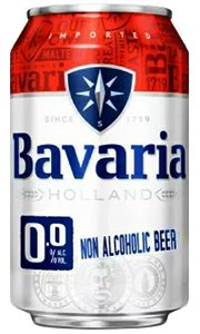 【送料無料 一部地域】 ババリア Bavaria 0.0% ノンアルコールビール 350ml 缶 × 24本 1ケース 【 ノンアルビール ノンアル ビールテイ