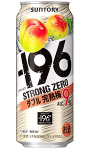 サントリー −196 イチキューロク ストロングゼロ ダブル完熟梅 500ml 缶 バラ　1本