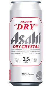 アサヒ スーパードライ ドライクリスタル 生ビール 500ml 缶 × 24本 1ケース 【 アサヒビール ビール プレゼント 贈り物 のし ギフト 包