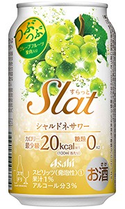 アサヒ Slat すらっと シャルドネサワー 350ml 缶 バラ　1本