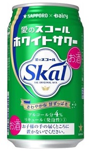 サッポロ 愛のスコール ホワイトサワー 340ml 缶 バラ　1本