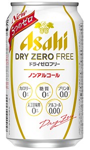 アサヒ ドライゼロフリー ノンアルコール 350ml 缶 バラ　1本