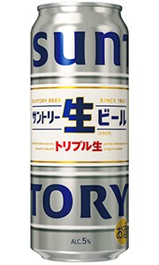 サントリー 生ビール トリプル生 500ml 缶 × 24本 1ケース