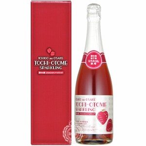 苺のお酒 とちおとめスパークリング いちごリキュール 外池酒造店 720ml 瓶 【箱入り】