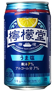 コカコーラ 檸檬堂 うま塩レモン Alc 7% 350ml 缶 × 24本 1ケース