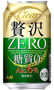 アサヒ クリアアサヒ 贅沢ゼロ 新ジャンル 350ml 缶 バラ　1本