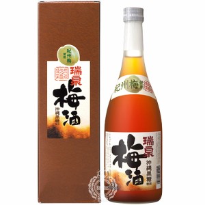 瑞泉 ずいせん 沖縄黒糖使用 梅酒 リキュール 瑞泉酒造 12度 720ml 瓶 【箱入り】 【 梅酒 泡盛ベース 南高梅 贈り物 ギフト プレゼント 