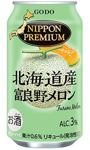 合同 ニッポンプレミアム 北海道産 富良野メロン 350ml 缶 バラ　1本