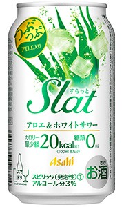 アサヒ Slat すらっと アロエ ＆ ホワイトサワー 350ml 缶 バラ　1本