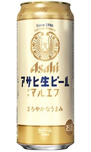 アサヒ アサヒ生ビール マルエフ 生ビール 500ml 缶 × 24本 1ケース