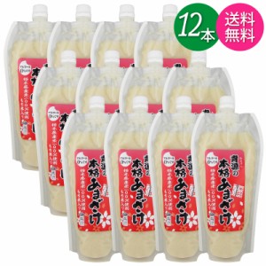 【送料無料 一部地域】【12本セット】 青源の本格あまざけ スタンドタイプ 青源味噌 620g パウチ