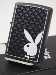 ジッポーZippo Playboy Bunny/Black Matte（マット黒）#29578ガール