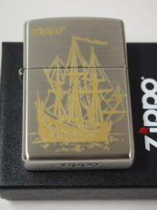 ジッポーZippo　アート　帆船 ハンセン #200NSシルバー 新品