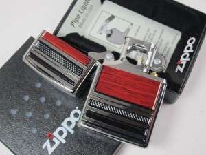 ジッポーZippo Pipeパイプ用ライター STEEL＆Woodジッポ28676PL Wood