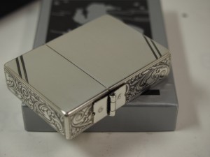 Zippo 1935 アラベスク 側面 3面唐草/彫刻  1935DL 3FA-SV ライン 銀Silver シルバー 新品