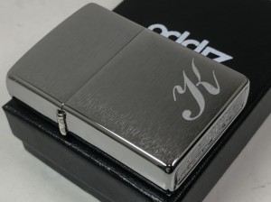 ジッポーZippo イニシャル「 K 」シルバー色/彫刻 200-K 新品