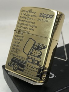ジッポーZippo ジッポカー/ ZIPPO CAR（2面柄）1945宣伝カー ブラス#2BI-ZCAR 新品