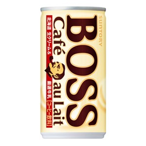 サントリー BOSS ボス カフェオレ 185g1箱30本